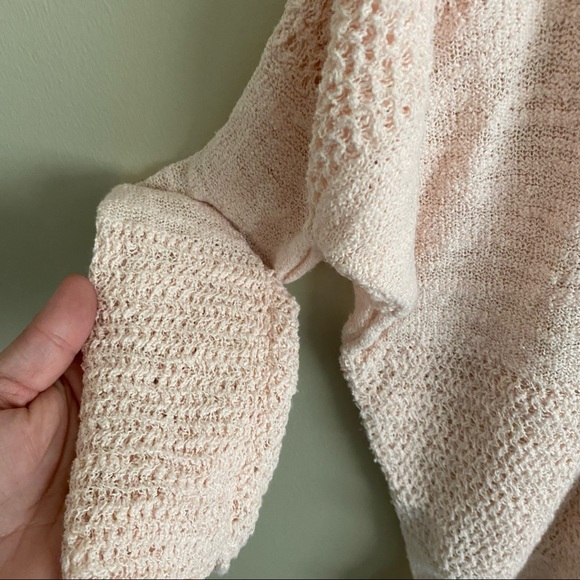 Lou & Grey Light Pink Long Sleeve Knit Sweater Sz XS - Picture 6 of 9